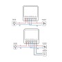 Vezérlő, mini intelligens kapcsoló, 1 csatorna, Smart Life, Tuya smart, 220V/16A