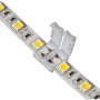 LED szalag hosszabbító csatlakozó adapter, fehér, 2 érintkező, 10mm