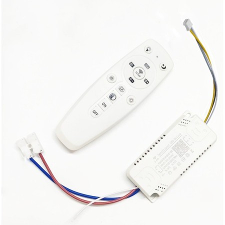 LED Smart vezérlő, 2.4ghz, LED dimmer, távirányító, 12-24W, 2 csatorna