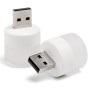 Mini LED lámpa USB-vel, kerek, fehér/meleg fényű