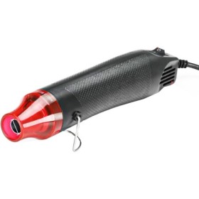Mini meleglevegős fúvóka, 220V, 300 W, fekete/piros