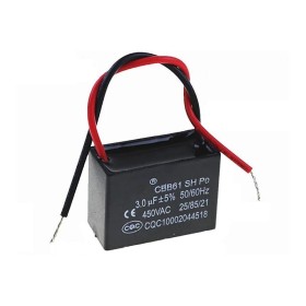 Motor indító kondenzátor CBB61 - 3uF/450V AC