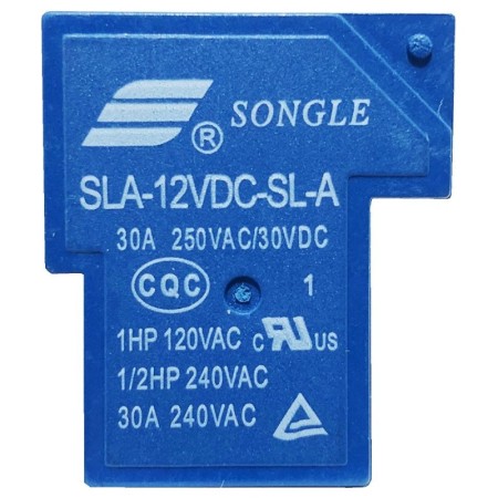 Relé, 12V - 30A, SLA-12VDC-SL-A