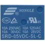 Relé, 5V - 10A, SRD-05VDC-SL-C