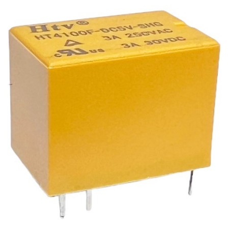 Relé, 5V - 3A, HT4100F-DC5V-SHG