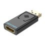 Adapter csatlakozó, Display Port - DisplayPort, dugasz, Vention HBKB0, fekete