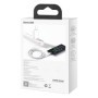 Adat-/töltőkábel, USB - Type-C, Baseus Superior Series, 66W, (Gyorstöltés), 2m, fehér, CATYS-A02