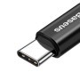 Spirálrugós töltő/adatkábel, USB - Type-C, Baseus Spring, 2A, 1m, fekete, CATSR-01