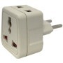 Hálózati adapter, földelés nélkül, 250V/10A