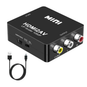 Átalakító/adapter, analóg/digitális, AV - HDMI anya, HD 720/1080P