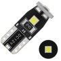 Autó izzó 3 LED-del, 3030 SMD, T10, CANBUS, 12-21V/250mA, 5W - fehér/hideg fény