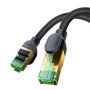 Ethernet hálózati kábel, UTP, Gigabit, 40 Gbps, CAT 8, RJ45, dugasz - RJ45, dugó, 1,5 m, fonott, Baseus - B0013320C111-02