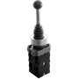 Joystick, nem visszaugró, 4-tengelyes, 2 pár érintkező - 10A/600V