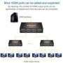 HDMI 1.4a elosztó 4 port 4K 30Hz, 1x bemenet 2x kimenet