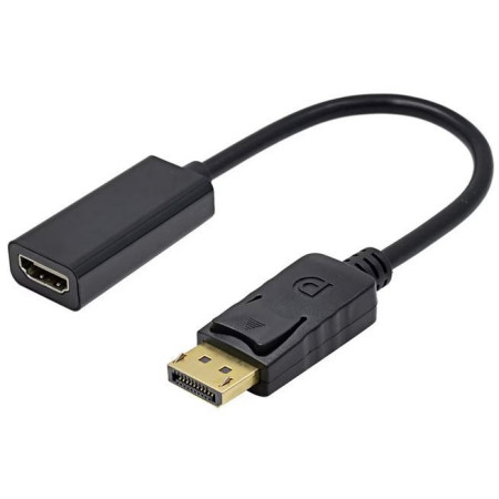 Átalakító/adapter, display port, férfi - HDMI 4K, nő, 20 cm