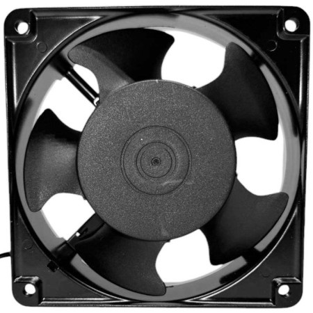 Ventilátor csapággyal, fém cooler, 220V/0.22A, 120x120x38mm - CY201/A