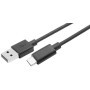 Adat-/gyorstöltő kábel, gyorstöltés, USB - Type-C, 1 m, 1056