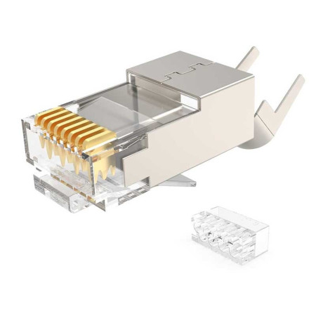 UTP aljzat, internet, RJ45, 8P8C, CAT7 árnyékolással