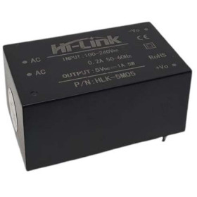 Tápegység modul, AC-DC, PCB, 240V - 5V/1A - HLK-5M05