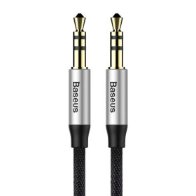 Audiokábel, jack, dugasz, 3,5 mm, 3 érintkező - jack, dugó, 3,5 mm, 3 érintkező, 1,5 m - Baseus Yiven