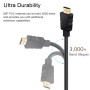 HDMI kábel - HDMI, 1.4, arany, férfi-férfi - 10 m