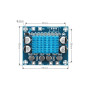 D osztályú hangerősítő modul készlet, 12-24V, 2x30W sztereó, 53x45x14mm - HX-A232