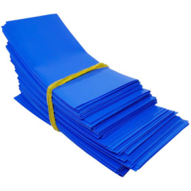 100 darabos PVC zsugorcső készlet Li-Ion 18650 akkumulátorhoz, 30x72mm