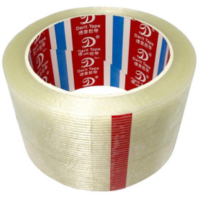 Akkumulátorrögzítő üvegszálas ragasztószalag, 60 mm x 25 m, 18650/26650 cellákhoz