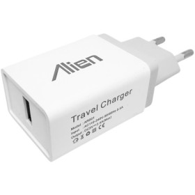 Hálózati adapter, telefontöltő, 220V–5V/2A, 1x USB, fehér
