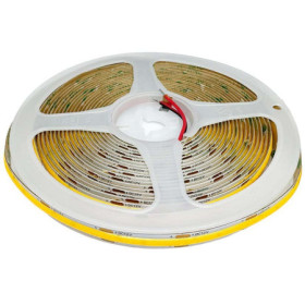 Neutrálfehér COB LED szalag, 5m, 24V, 1100lm/m, 4000K, 40W/m, öntapadós, IP20
