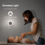 Éjszakai LED lámpa fényérzékelővel, 240V, 1W, 4 LED, fehér – ZD104