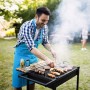 Vezeték nélküli digitális hőmérő, grill BBQ beszúrós szondával, riasztással, 40 m