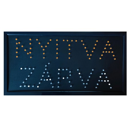 LED Reklámtábla NYITVA - ZÁRVA