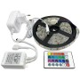 RGB LED szalag készlet, 180 LED-del, SMD, nedvességálló, 3 m - 405-203