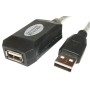 USB 2.0 hosszabbító kábel, aktív, USB - USB csatlakozó, 10 m