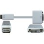 Konverter/adapter, mini DVI, apa - DVI-I (Dual Link), anya - 10cm