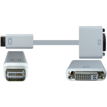 Konverter/adapter, mini DVI, apa - DVI-I (Dual Link), anya - 10cm