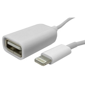 Átalakító/adapter, OTG, USB - kompatibilis iPhone 5/6/7 - 20 cm