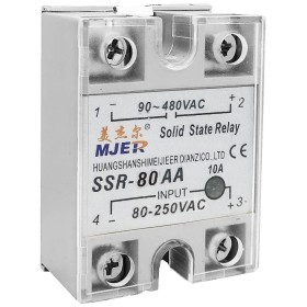 Solid State relé modul, 8-250 VAC - 90-480 VAC, SSR-80AA