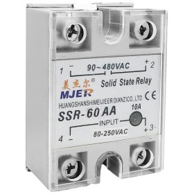 Solid State relé modul, 8-250 VAC - 90-480 VAC, SSR-60AA