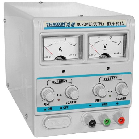 Laboratóriumi tápegység, analóg, 0-30V - 0-3A - RXN-303A