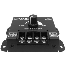 Feszültség variátor, (LED Dimmer) - 12-24V/30A DC