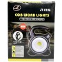 Campig zseblámpa, napelemes LED COB, 10W, hordozható, USB 5V/500mA, akkumulátor - JY-819A