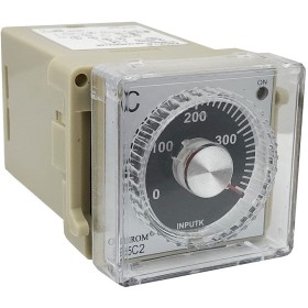 Ipari hőmérséklet-szabályozó, 0-400⁰C, 220V, analóg kijelző - E5C2
