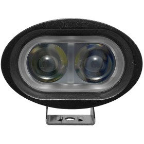 Autó projektor, 1 nagy teljesítményű LED, 12V-24V/12W - fehér/hideg fény