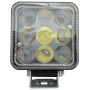 Autóprojektor 9 LED-del, 12V-24V/8W - fehér/hideg fény