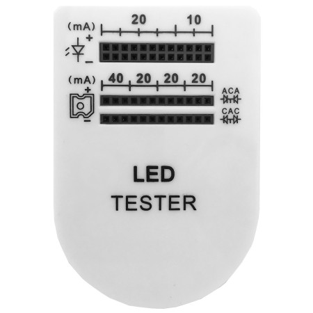 LED teszter, fehér