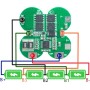 Töltésvédelmi modul 4x 18650 akkumulátor, BMS Li-ion, 16,8V/12A