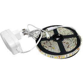 LED szalag, rugalmas, 180 LED-es, SMD, nedvességálló, fehér/hideg fény, 3m - 405-103