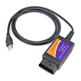 Autódiagnosztikai interfész, OBD2 USB-n, ELM V1.5 chippel - KB3A